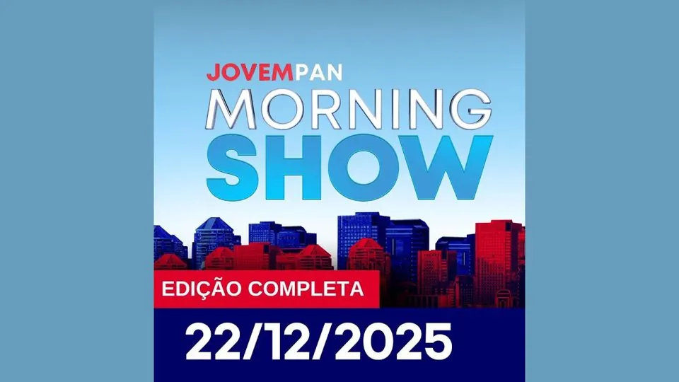 Chamada do Morning Show da Jovem Pan News de 22/12/2025